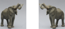 Stéréographe avec miroir Elephant 3D